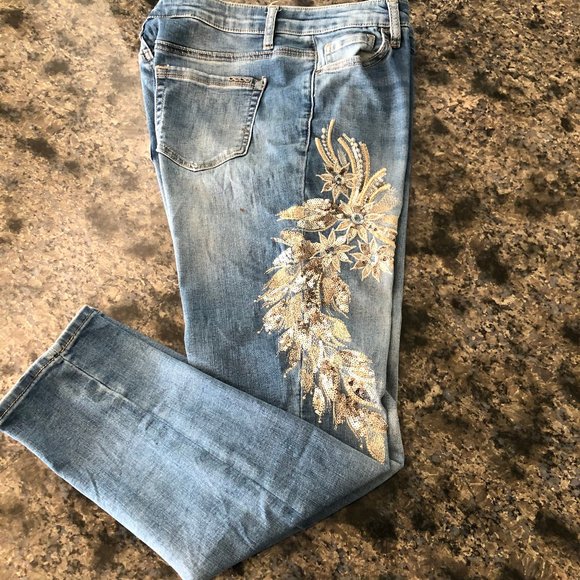 bebe Denim - BEBE  WOMEN'S  SKINNY JEANS